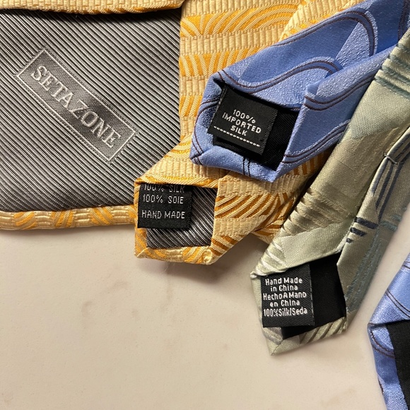 Lot of 3 Silk Ties - Picture 4 of 16